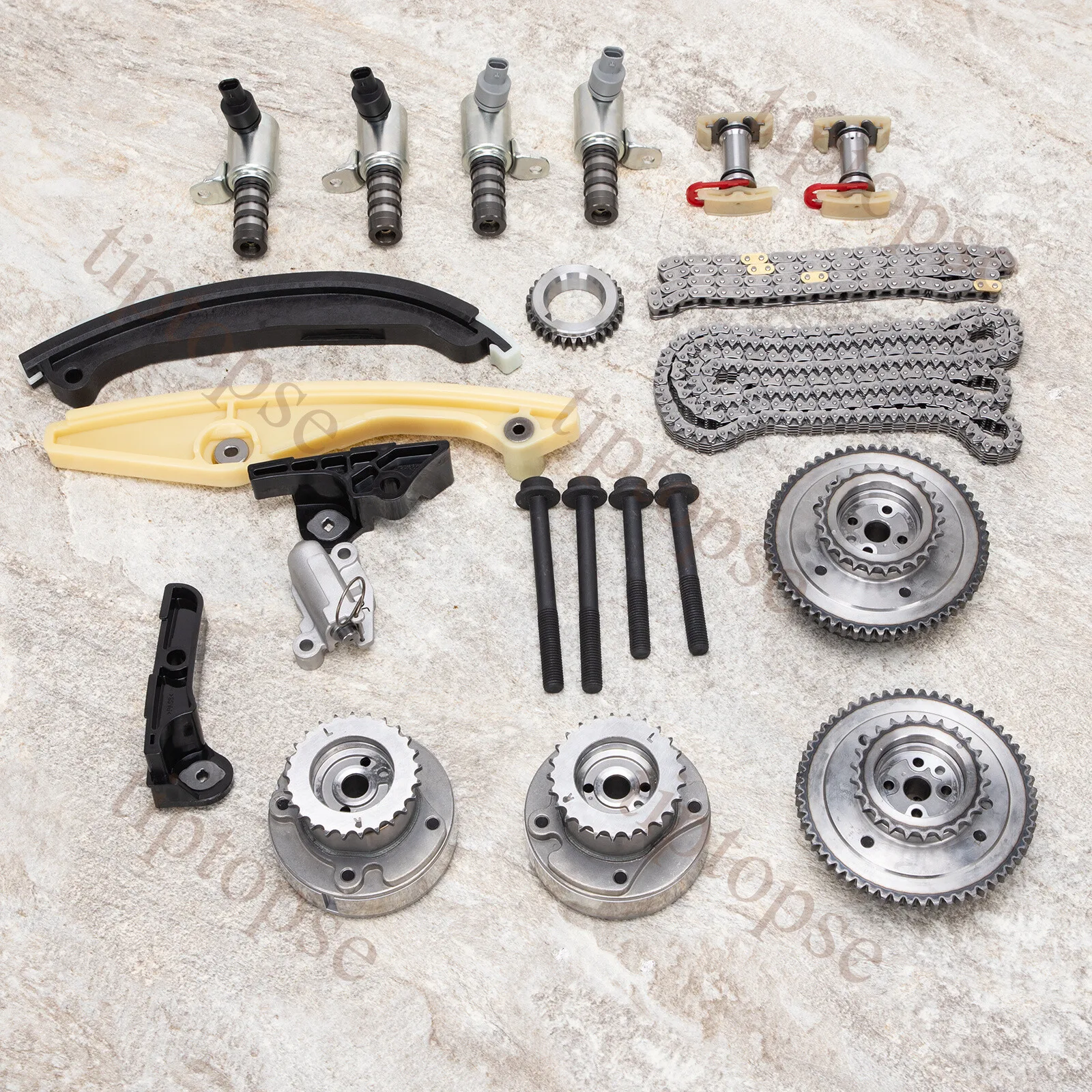 

For 2011-17 Ford F-150 Lincoln Taurus 3.5L Timing Chain Kit Cam Phaser VVT Gears