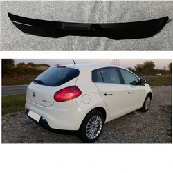 UBUYUWANT Rear Roof Lip Spoiler For FIAT BRAVO Mk 2 MK2 Sport 2007-2014 Gloss Black ABS Plastic Car Rear Trunk Wing