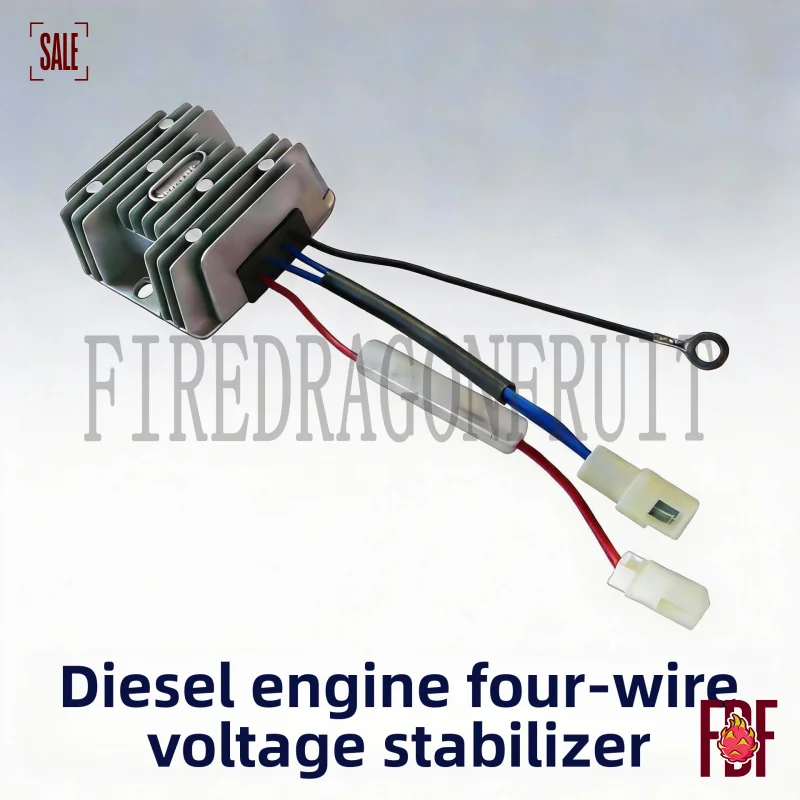 

Аксессуары для дизельных генераторов 170-186/188F: Четырехпроводной регулятор напряжения зарядки, стартер с автоматическим выключателем, блок питания