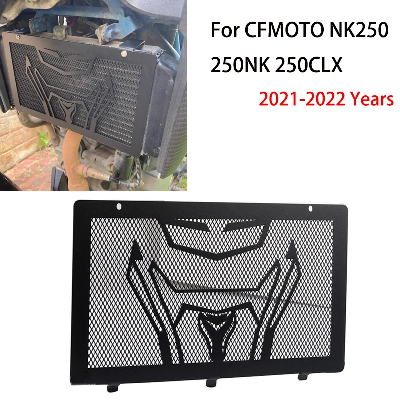 

Motorcycle Modificaty Stainless Steel Radiator Net Water-Cooled Radiator Fence Protection Net For CFMOTO NK250 250CLX 2021-2022