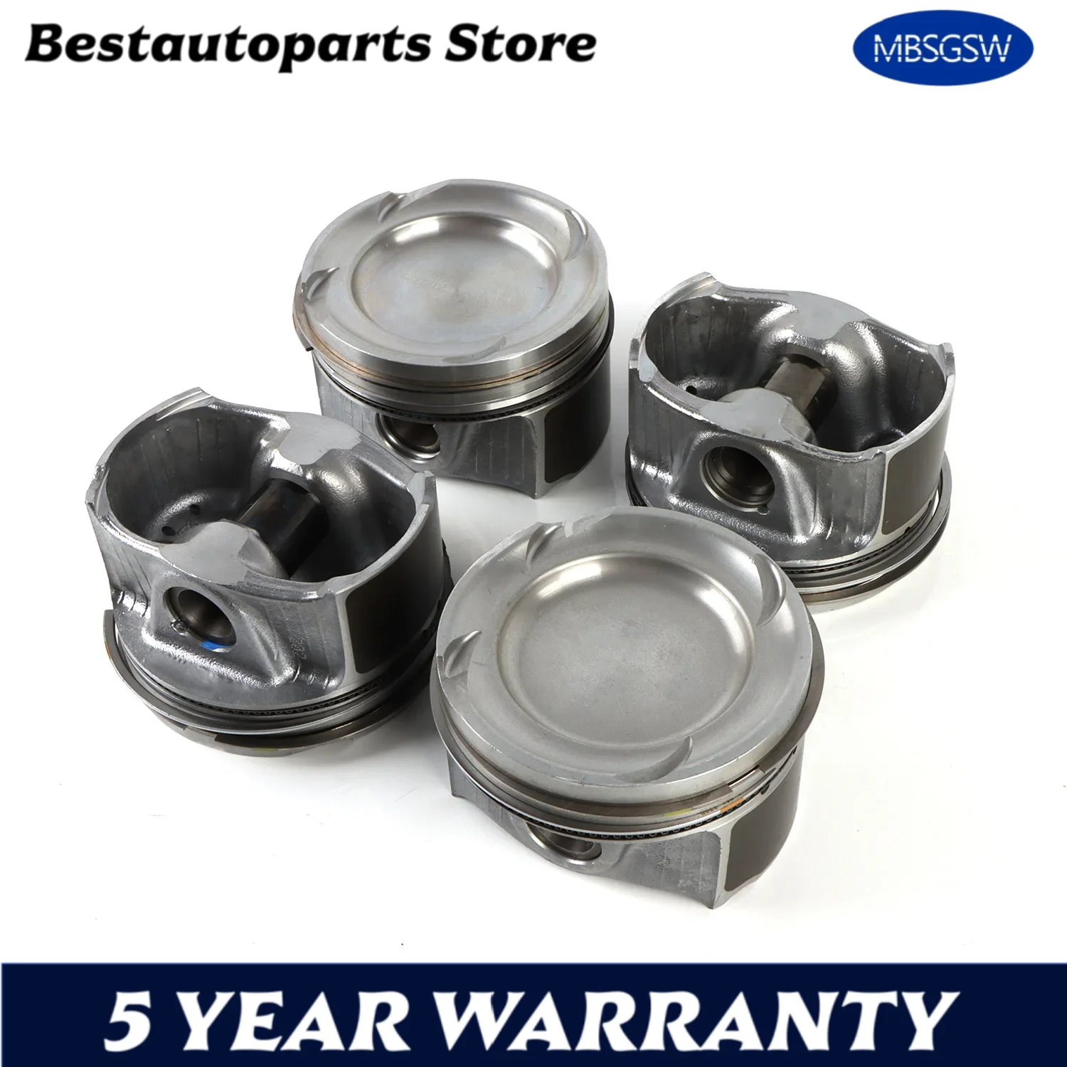 Juego de Anillos de Pistones para Motor M260 2.0 para Mercedes-Benz CLA35 AMG M260 2.0L, Pieza de Repuesto Automotriz de Alta Calidad, Componentes de Motor
