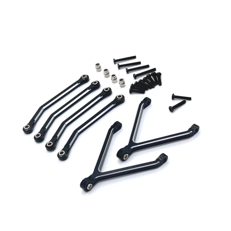 Metal que atualiza e que remete o eixo do chassi do processo do cnc fixa a ligação para fms 1/24 xiaoqi fcx24 rc peças de carro