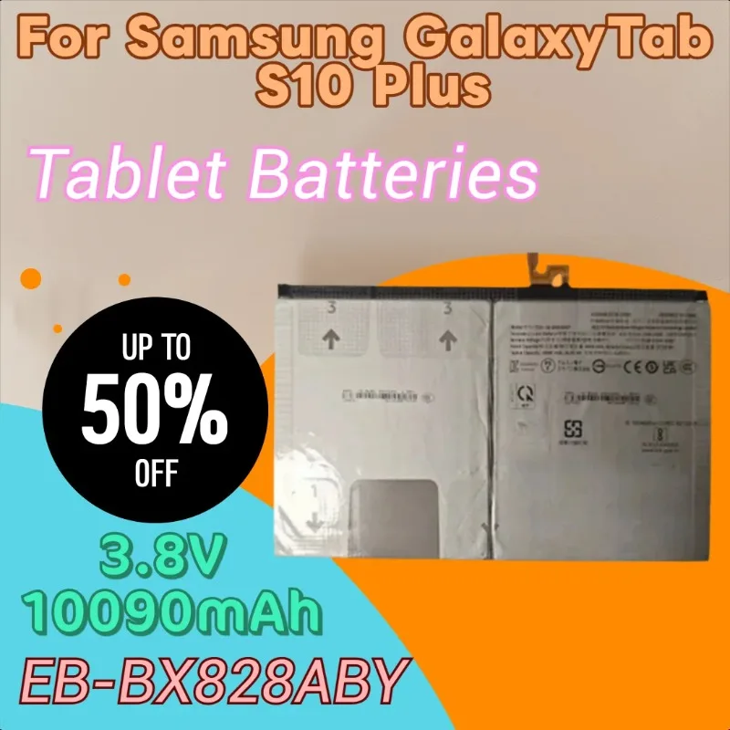 

100% New High Capacity Replacement Tablet Battery EB-BX828ABY 3.8V 10090mAh for Samsung GalaxyTab S10 Plus High Quality