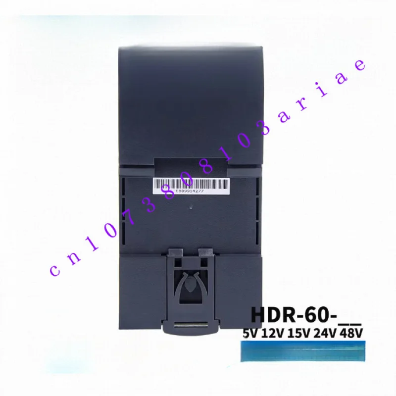 FOR MEAN WELL  HDR-60 HDR-60-5 HDR-60-12 HDR-60-15 HDR-60-24 HDR-60-48 60W Ultra Slim Step Shape DlN Rail