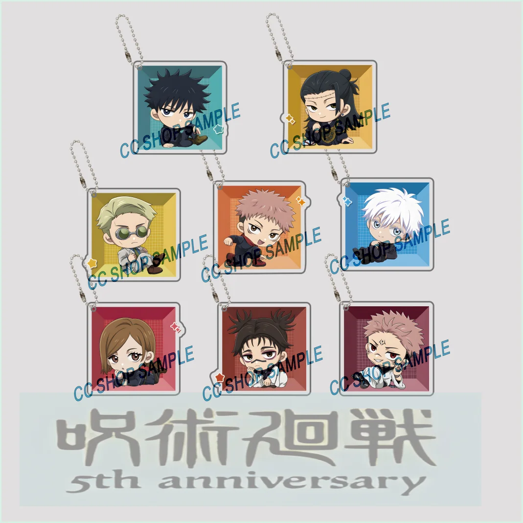 Anime JK Box Petit Chibi Series 6CM Acrylic Keychain Yuji Megumi Satoru Bag Pendant Collection Merchandise Key Holder Gift JJK