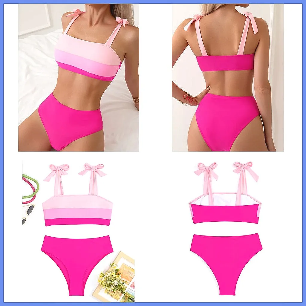 

2025 Sexy Push Up Bikini Set for Women - Brazilian Beach Swimwear & Pool Bathing Suits