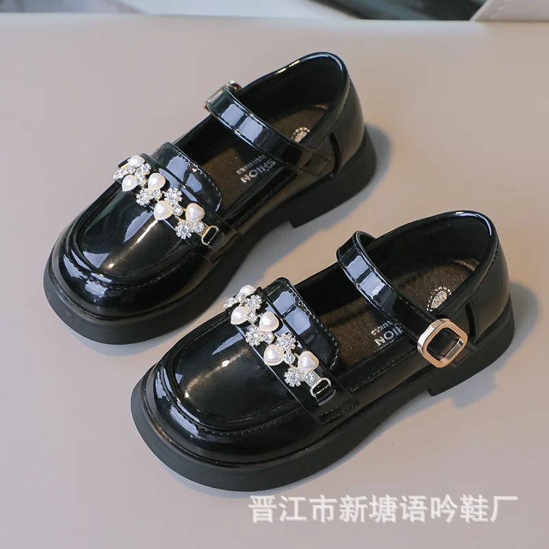 Children's Shoes Summer Girls' Small Leather Shoes New Fashion Korean Style Casual Shoes for Children and Middle-aged Children