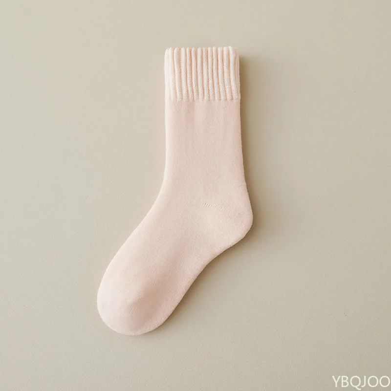 

10 пар женских модных универсальных носков средней длины для осени и зимы, повседневные, удобные, толстые, теплые носки для дома