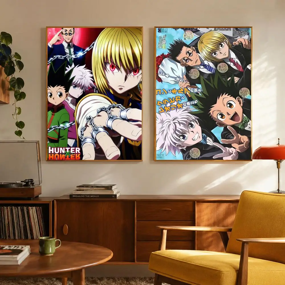 Classic Anime Hunter x hxh Poster Digital Solvent Print Waterproof PP Fade-Resistant Wall Art Room Decor Gift