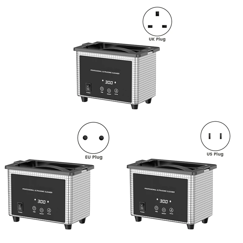 

Mini Ultrasonic Cleaner With Heater Timer 0.8L For Lab Tools Metal Parts Carburetor Brass Auto Parts Engine Parts UK Plug