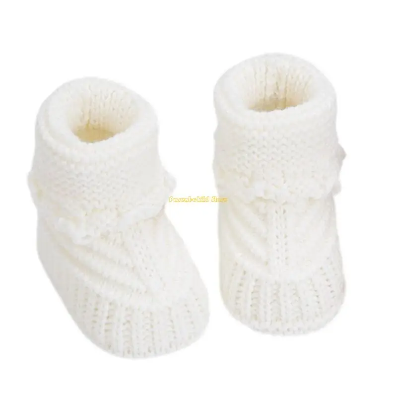 

WXTD Upgrades newborns Soft Booties Elegant Designs Baby Booties for Baby Boy & Girls