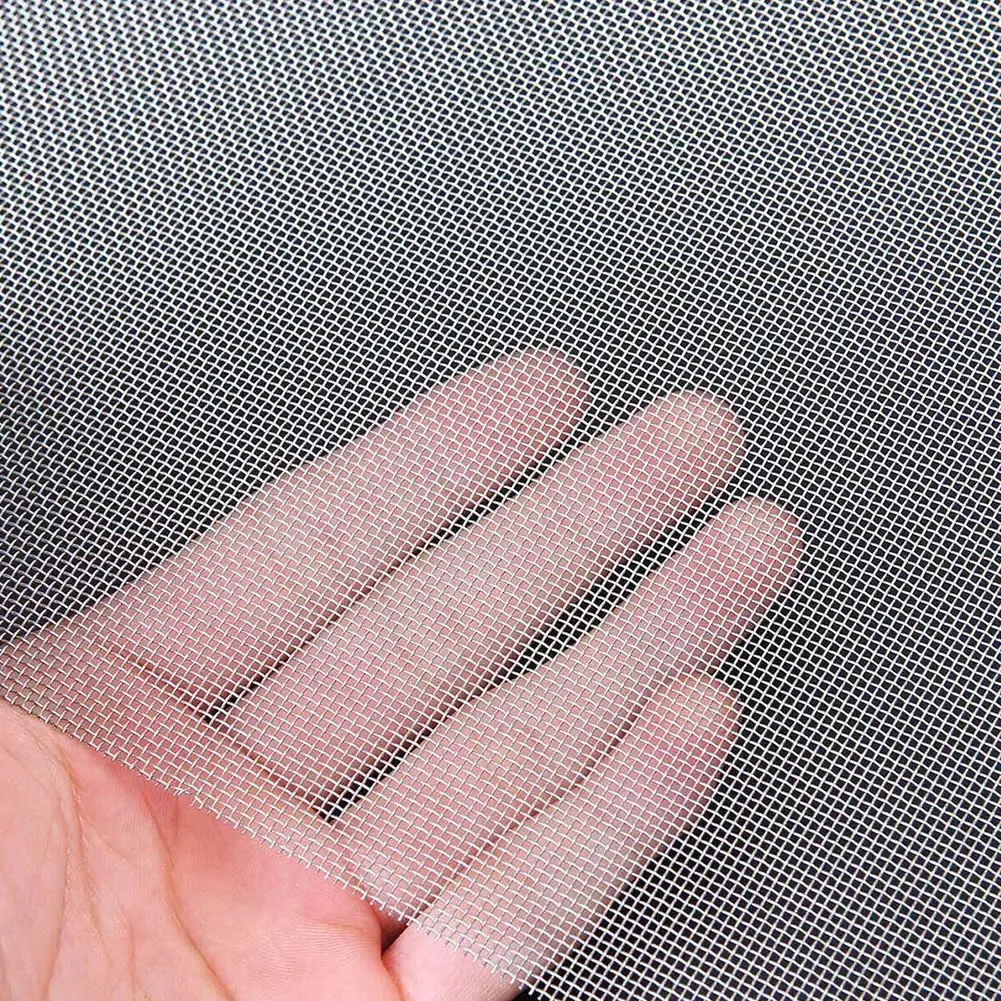 1 Roll of 304 Stainless Steel Woven Wire Mesh Sheet Screen Mesh 20 Mesh for Short Fibers and Microfibers Filtration