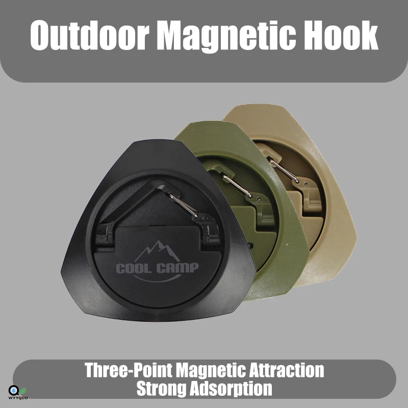 

Versatile Outdoor Multi-Function Strong Hold Magnetic & Suction Cup Hooks – Portable Heavy-Duty Hangers for Camping＆Outdoor