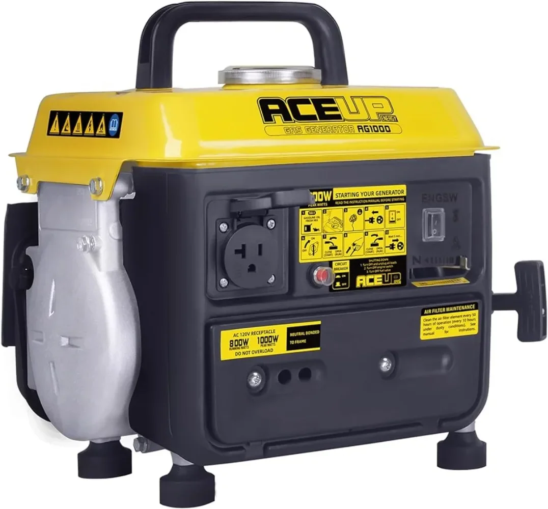 

1,000W Gas-Powered Generator, Portable Generator Camping Ultralight, EPA & CARB Compliant - New