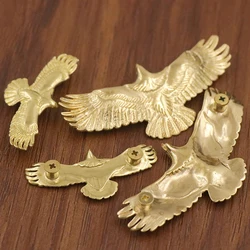 1piece Brass Eagle Decorative Buckle Pure Copper Cloth Buckle Wallet Decorative Buckle DIY Leather Decoration Accessories