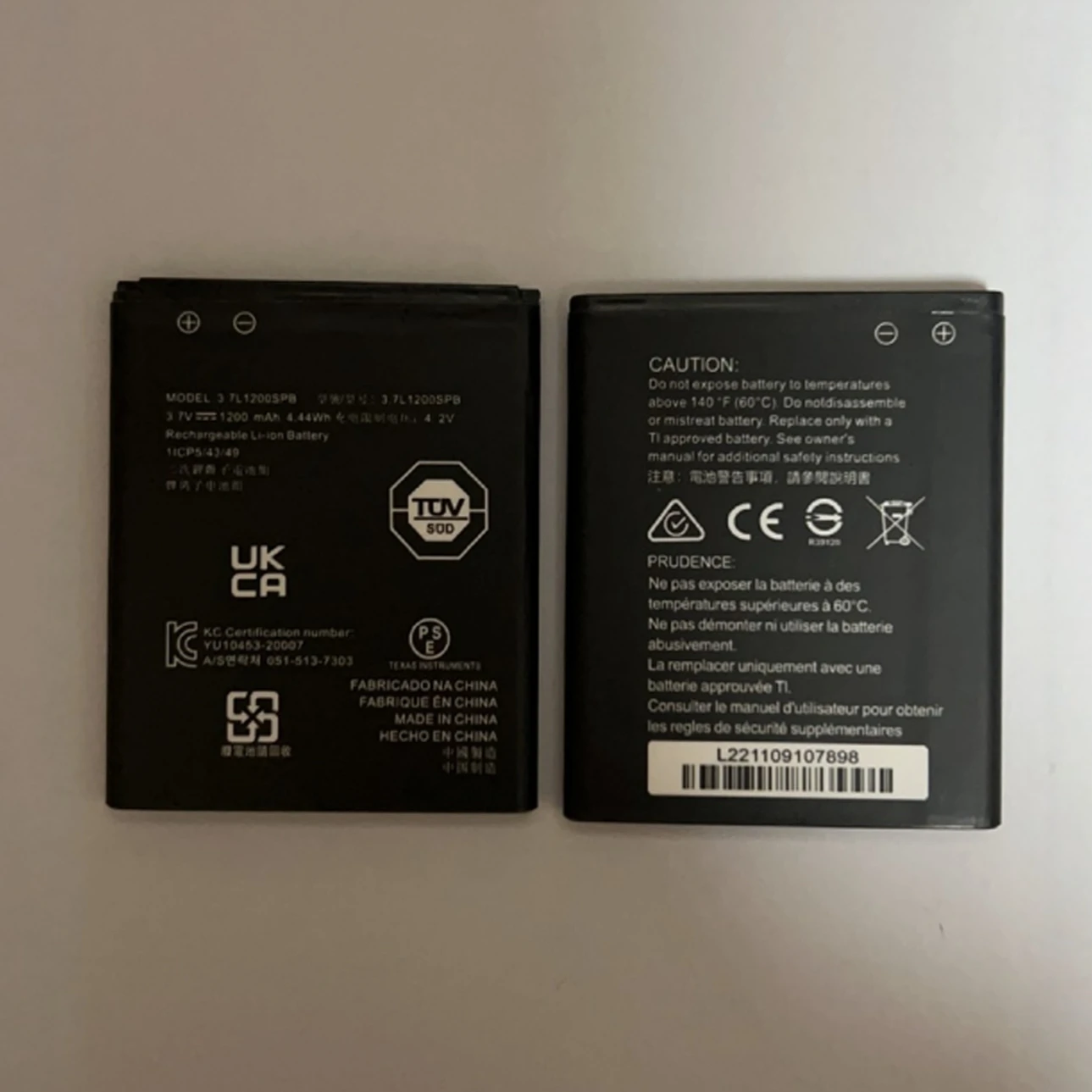 بطارية 1200 مللي أمبير 3.7L1200SPB لآلة تكساس إنسترومنتس TI-84 CE CX CAS آلة حاسبة الرسومات Ti-84 Plus CE/Ti-nspire Cx #4