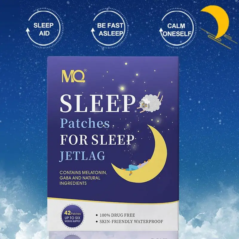 Sleep Stickers For Adults Fall Asleep Faster Relaxation Stickers Breathable Sleeping Aid Supplies For Shoulder Legs Arm Feet