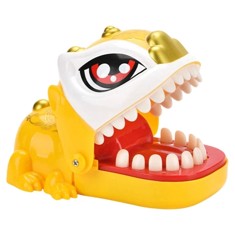 Festive Red Lions Jaw Snapping Gag Gift Safe Soft Plastic Design Cultural Party Surprise 15UB