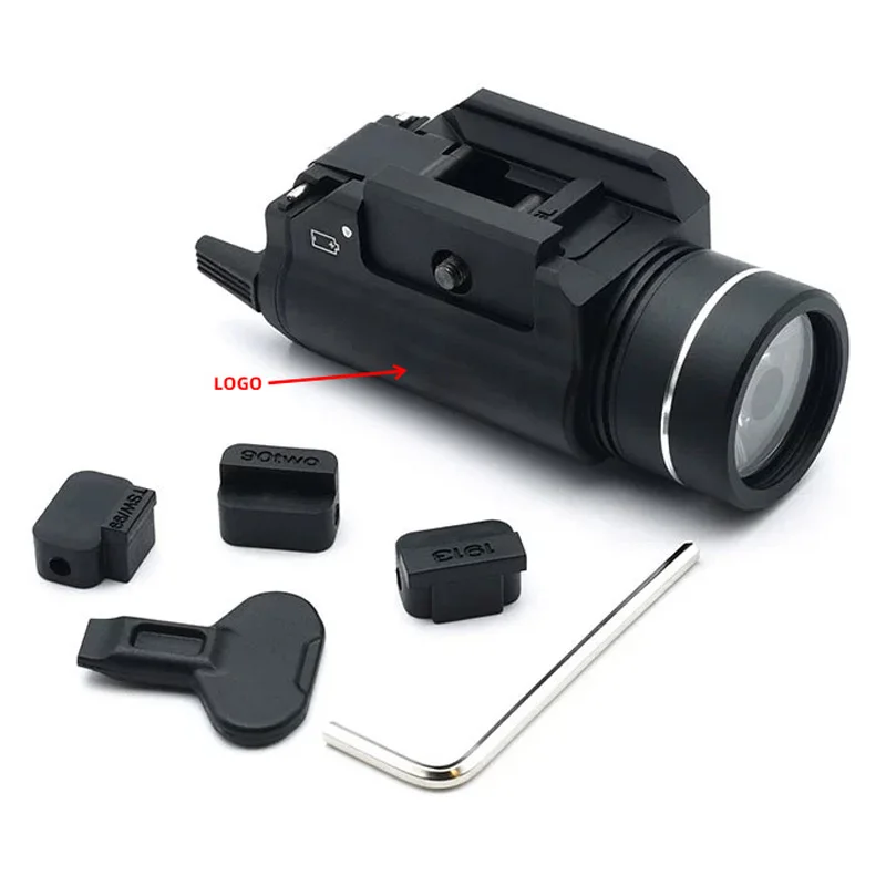 TR-1 800 Lumen LED Tactical Flashlight Highlight Electronic Strobe Mouse Light Hunting Lamp High Intensity Tactical Illumination