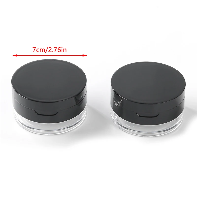 20g Empty Loose Powder Box Pot Makeup Jar Sifter Container Puff Mirror Reusable Environmentally Friendly Makeup Accessories Tool