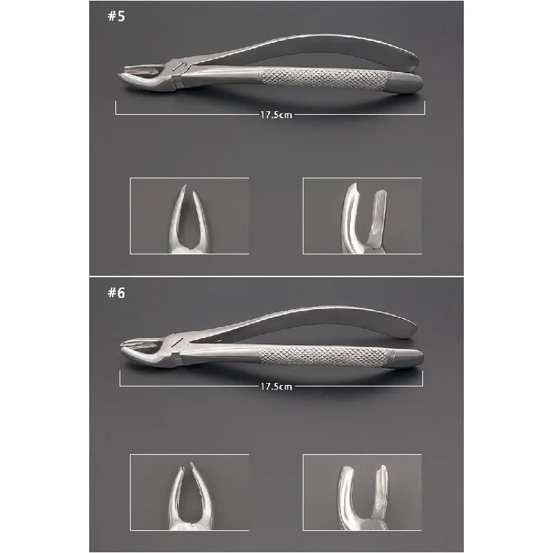 7/10Pcs Dental Tooth Extracting Forceps set Dental toolsTeeth Extraction Forcep set Adult / Children Surgical Dentistry Tool