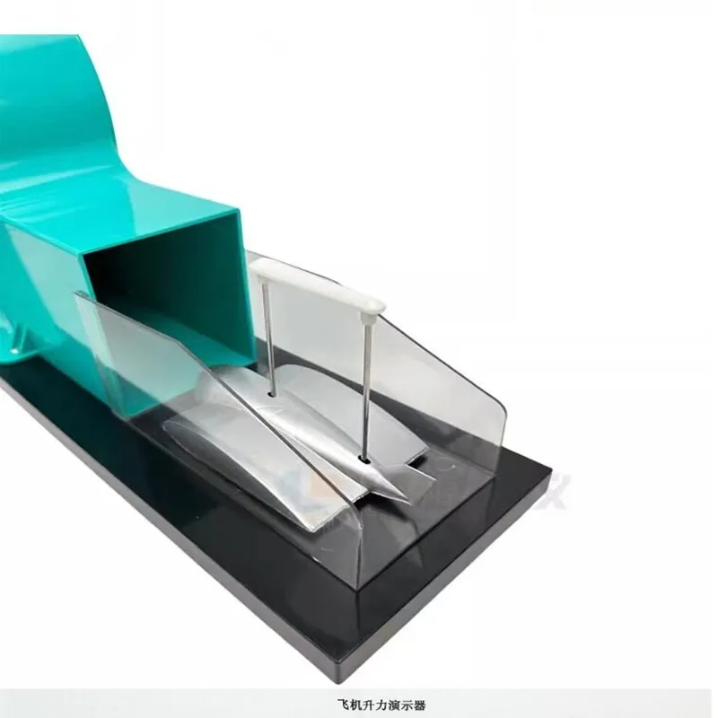 Modelo de túnel de viento de elevación de avión, demostrador de principio, equipo experimental de enseñanza, principio de elevación de ala de convección de Gas