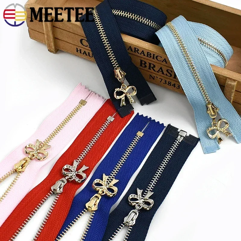 

3Pcs 3# 15-30cm Metal Zippers By The Meters Jacket Shoes Closure Zipper Pocket Bags Replace Zips Repair Kits Sewing Accessories