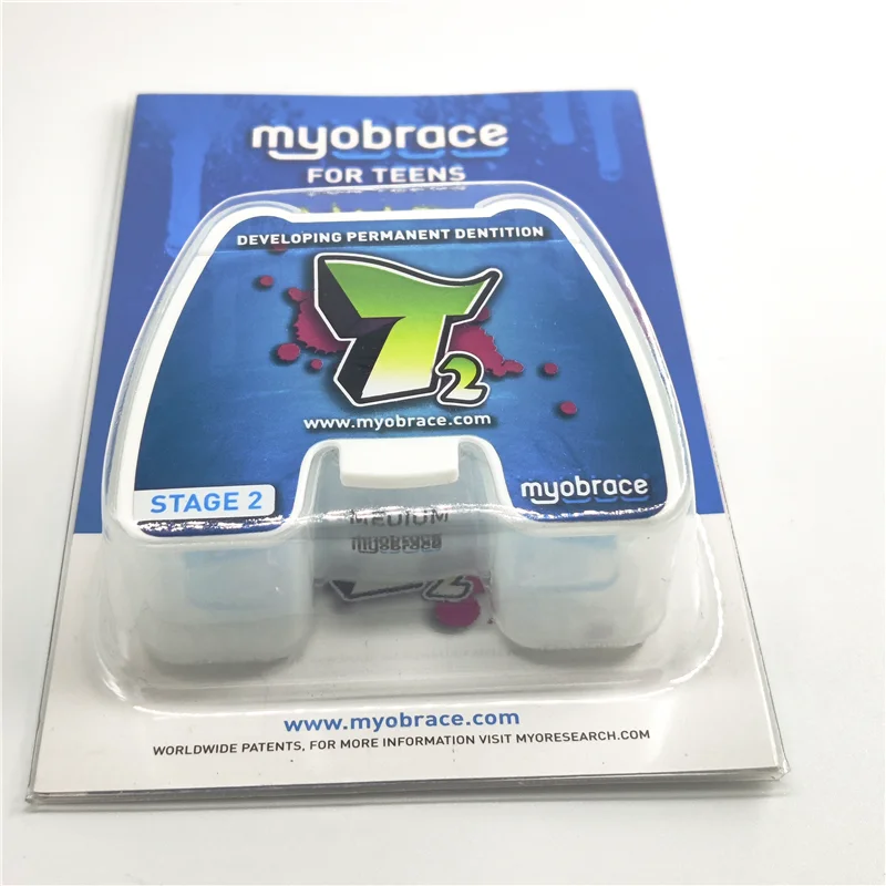 Dental Myobrace Brace T2 Tandentrainer Tieners gebruiken een orthodontisch apparaat om slechte gewoonten/MRC te corrigeren