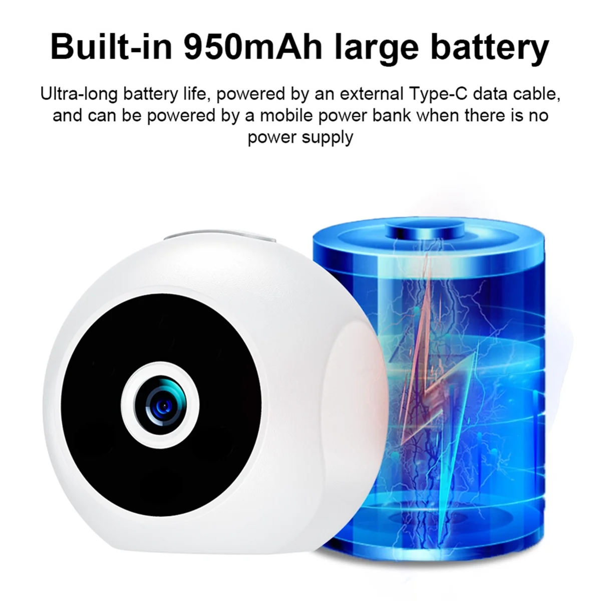 Telecamera WIFi wireless 2025+ 1080p Zoom digitale AI Rilevamento umano Telecamera Visione notturna Telecamera IP di sorveglianza di sicurezza per bambini