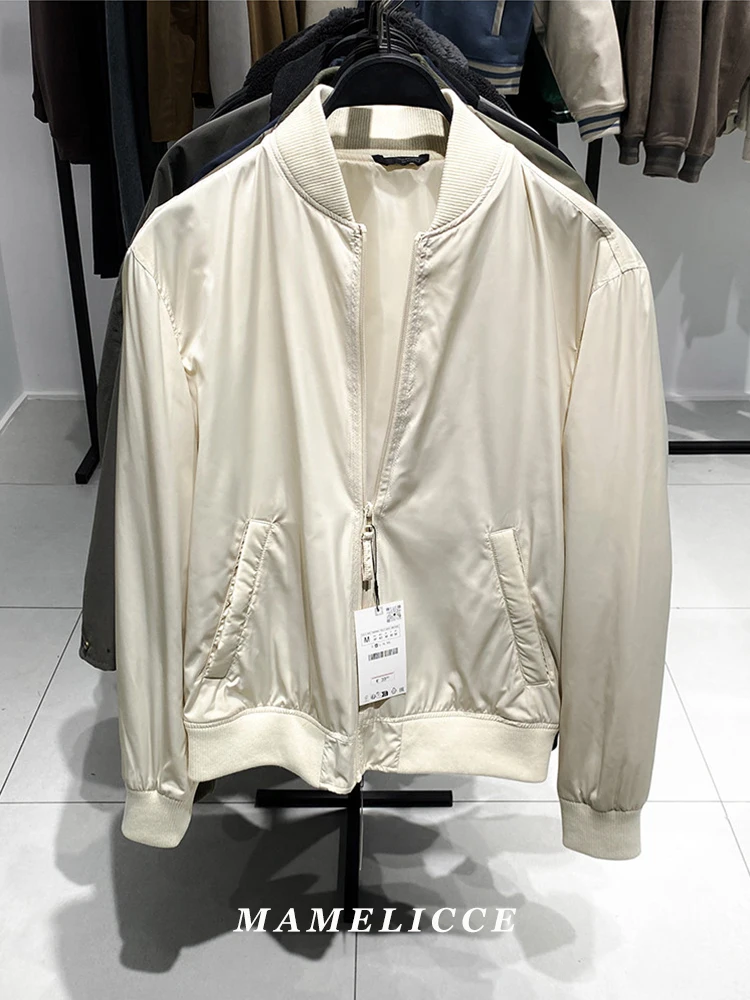 MAMELICCE Original design New Baseball-lightweight, breathable fabric baseball jacket man tops