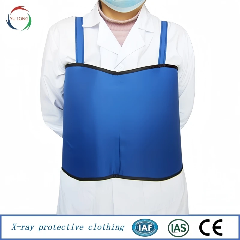 X-Ray Breast Protective Short Lead Vest 0.35/0.5mmpb Dental CT Radiology Lab Nuclear Radiation Protection Lead Clothes