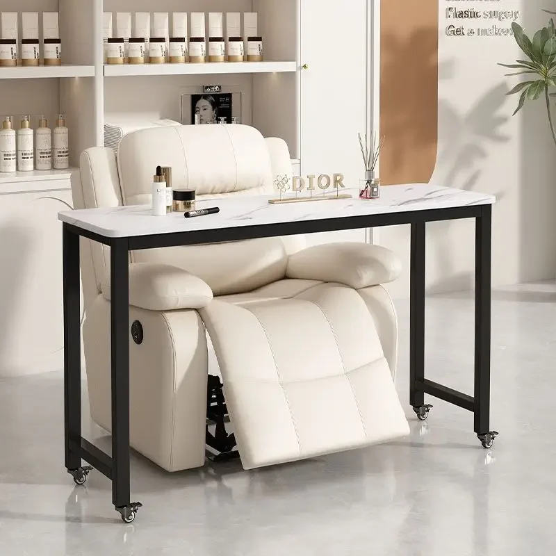 Mobile Nail Art Removable Table Workbench Chair Single Table Chair