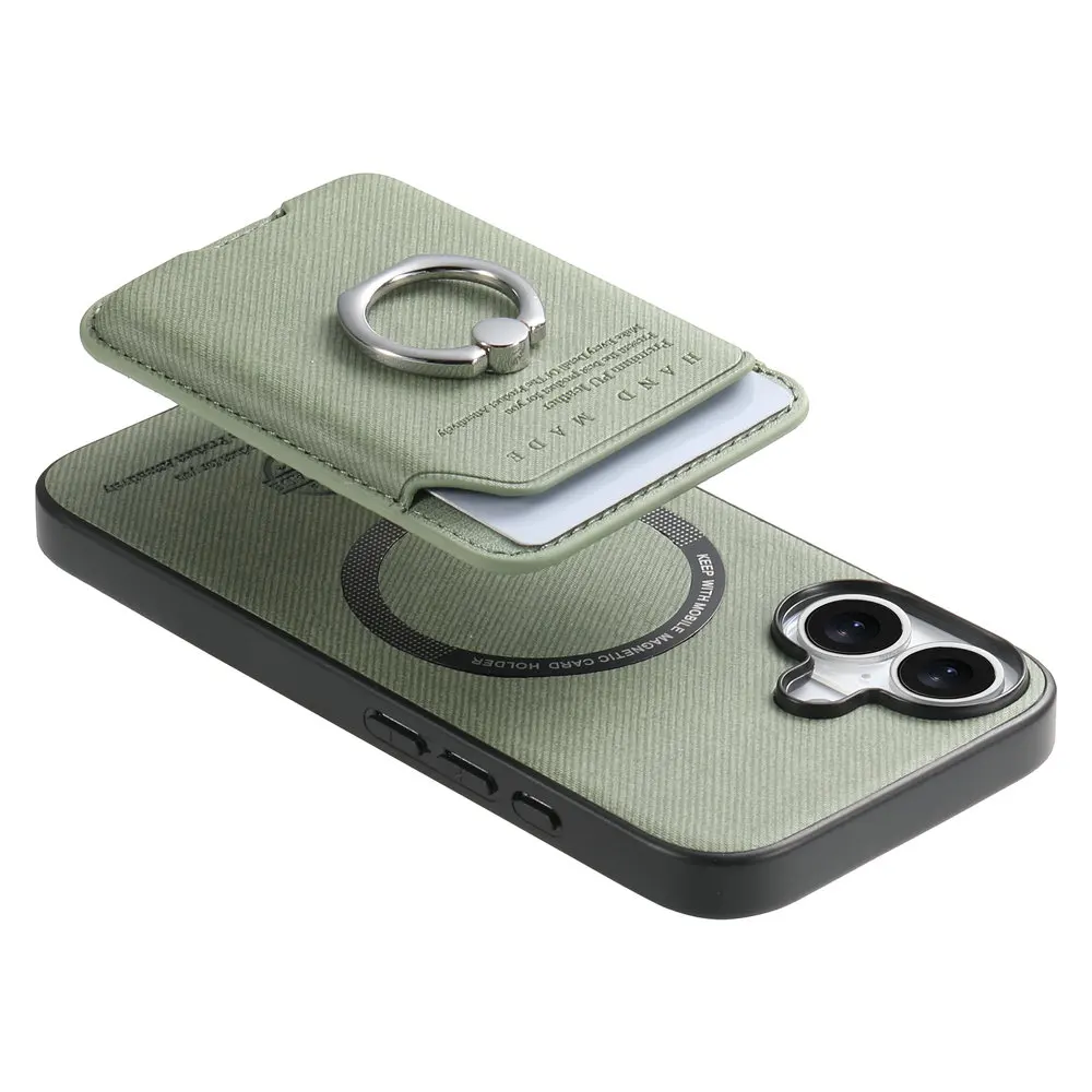 For Nothing CMF Phone 2 Pro 5G Luxury Case 2 IN 1 Detachable Magnetic Card Leather Back Panel Nothing CMF Phone2 Pro Ring Cover