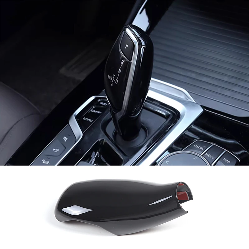 RHD Car Speed Gear Shift Knob Head Cover Trim Carbon ABS For G32 G30 G11 G12 X3 X4 G01 G02