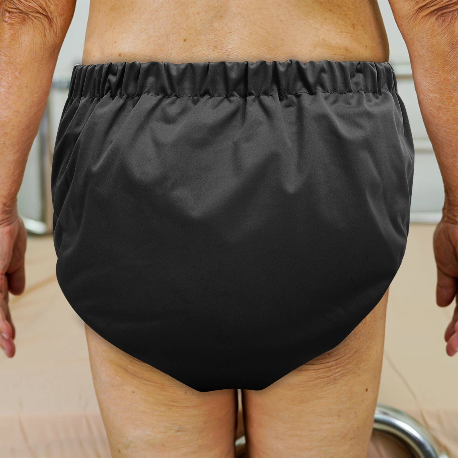 

Anti-Leak Adult Diaper Washable Reusable Incontinence Underwear For Hospital Home Overnight Leakproof Elderly Diaper