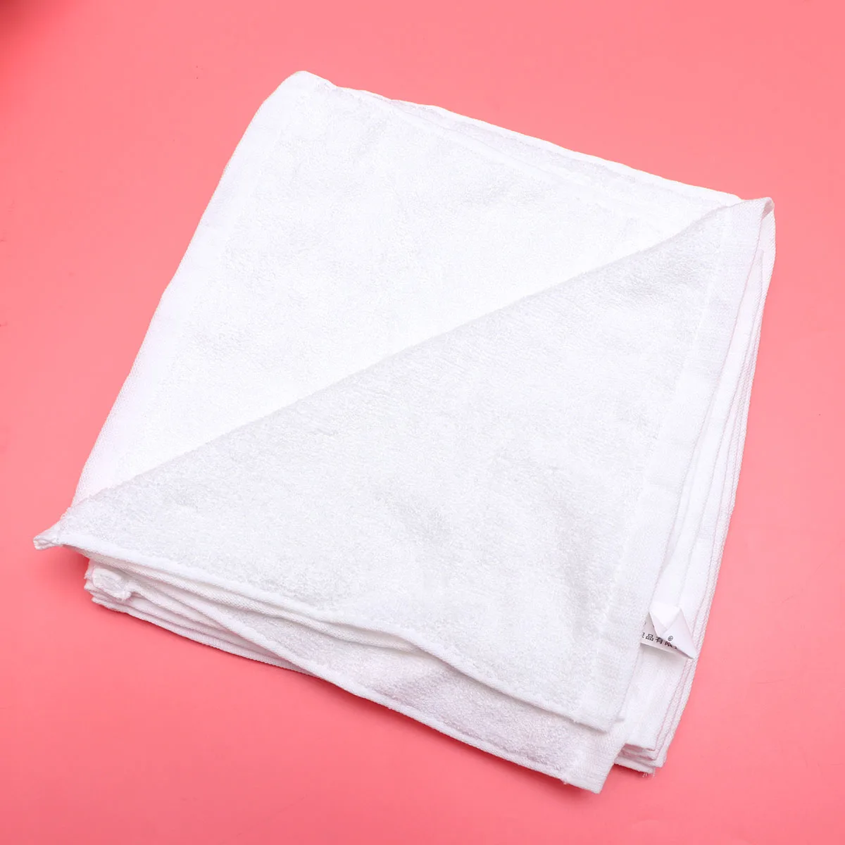

9Pcs Bamboo Fiber Baby Towel Soft Cotton Infant Feeding Bibs High Absorption Air Permeable Practical Nursery Handkerchief White