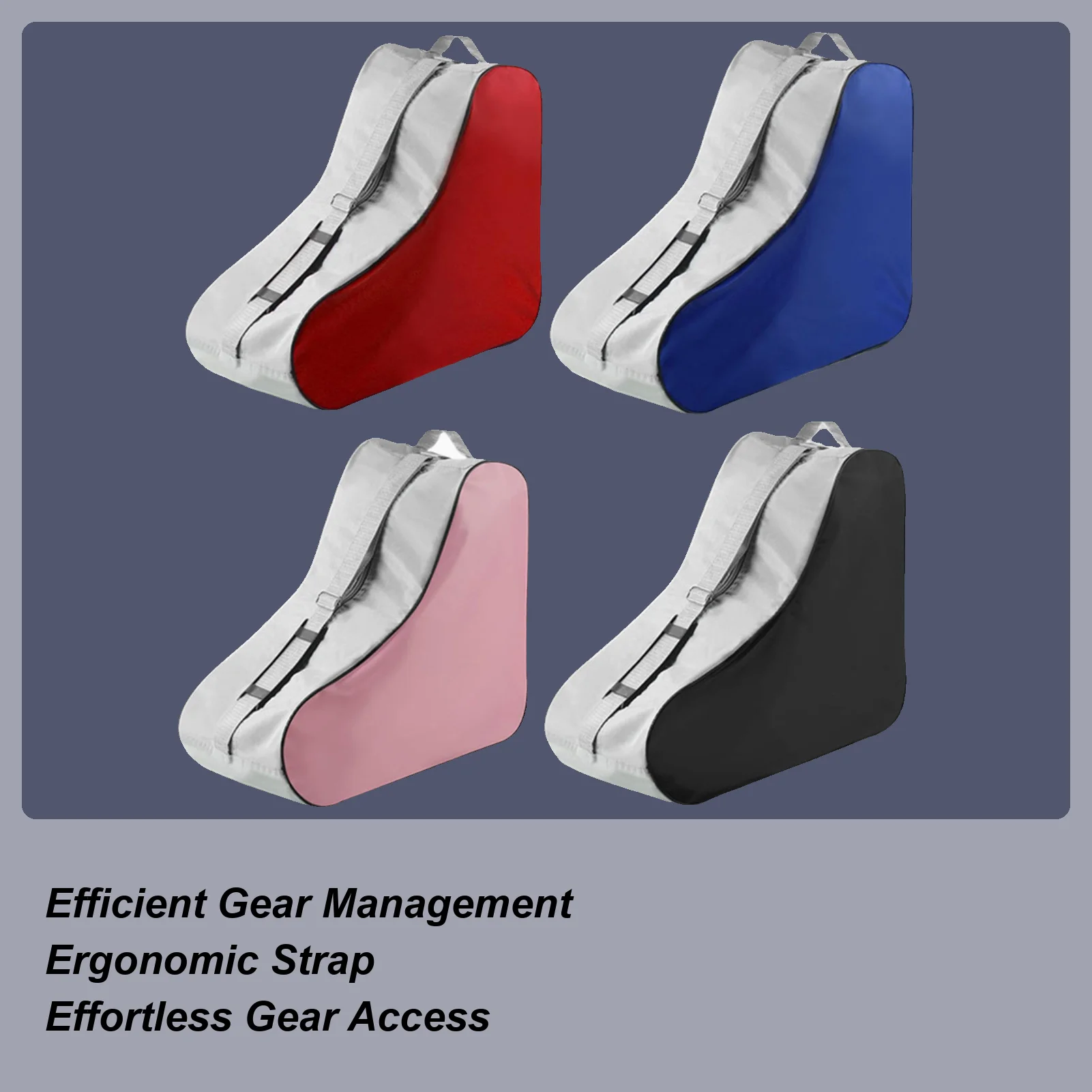 

Ручная сумка для скейтбординга, 1 шт., трехслойная сумка для хранения коньков большой вместимости, утолщенная сумка для скейтбординга с регулируемыми плечевыми ремнями