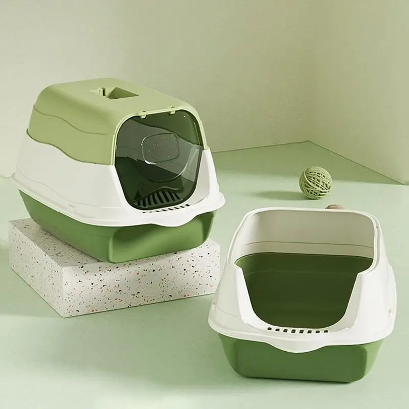 Extra Large Cat Litter Box Disinfection Deodorization Fully Enclosed Cat Toilet Cat Litter Box Extra Large Anti-splash