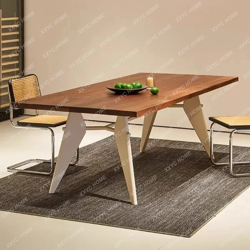 

A Small Apartment Household Simple Rectangular Computer Desk Medieval Solid Wood Workbench