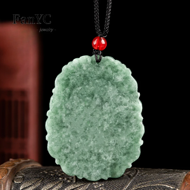 Myanmar A-goods Jadeite Three Money Brave Pendant Hand-carved Exquisite Luxury Ice Jade Necklace Men and Women Holiday Gift