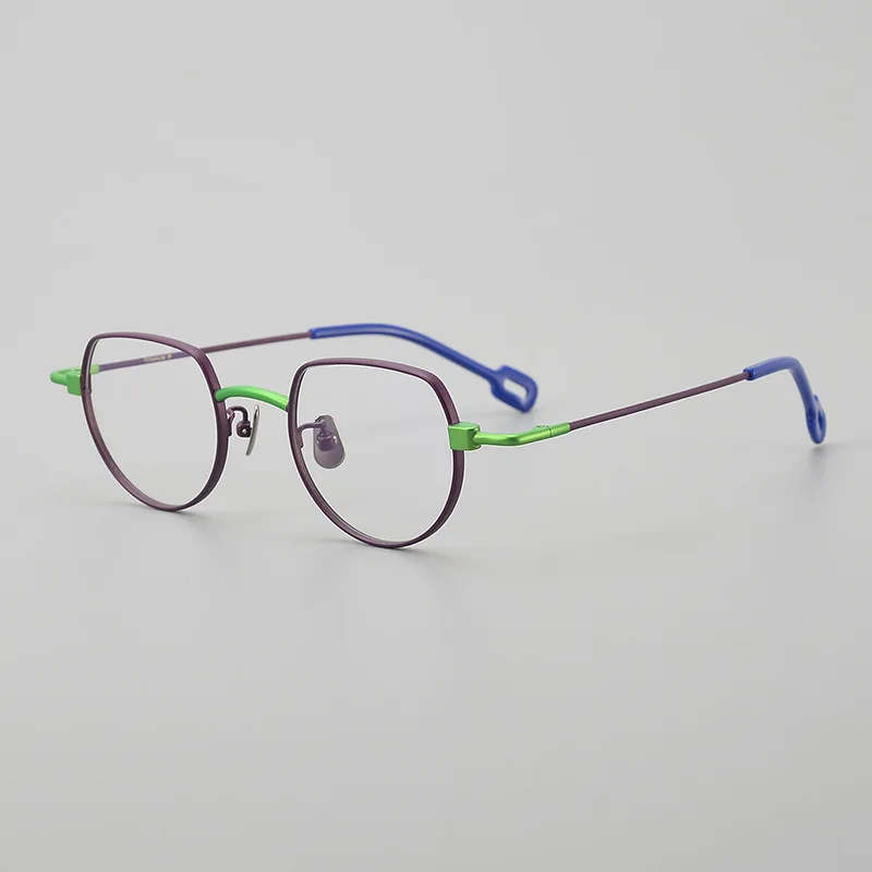 

2026 New Ultra Light Titanium Special-shaped Frame Glasses Women Myopia Reading Eyewear Men Optical Prescription Retro Eyeglass