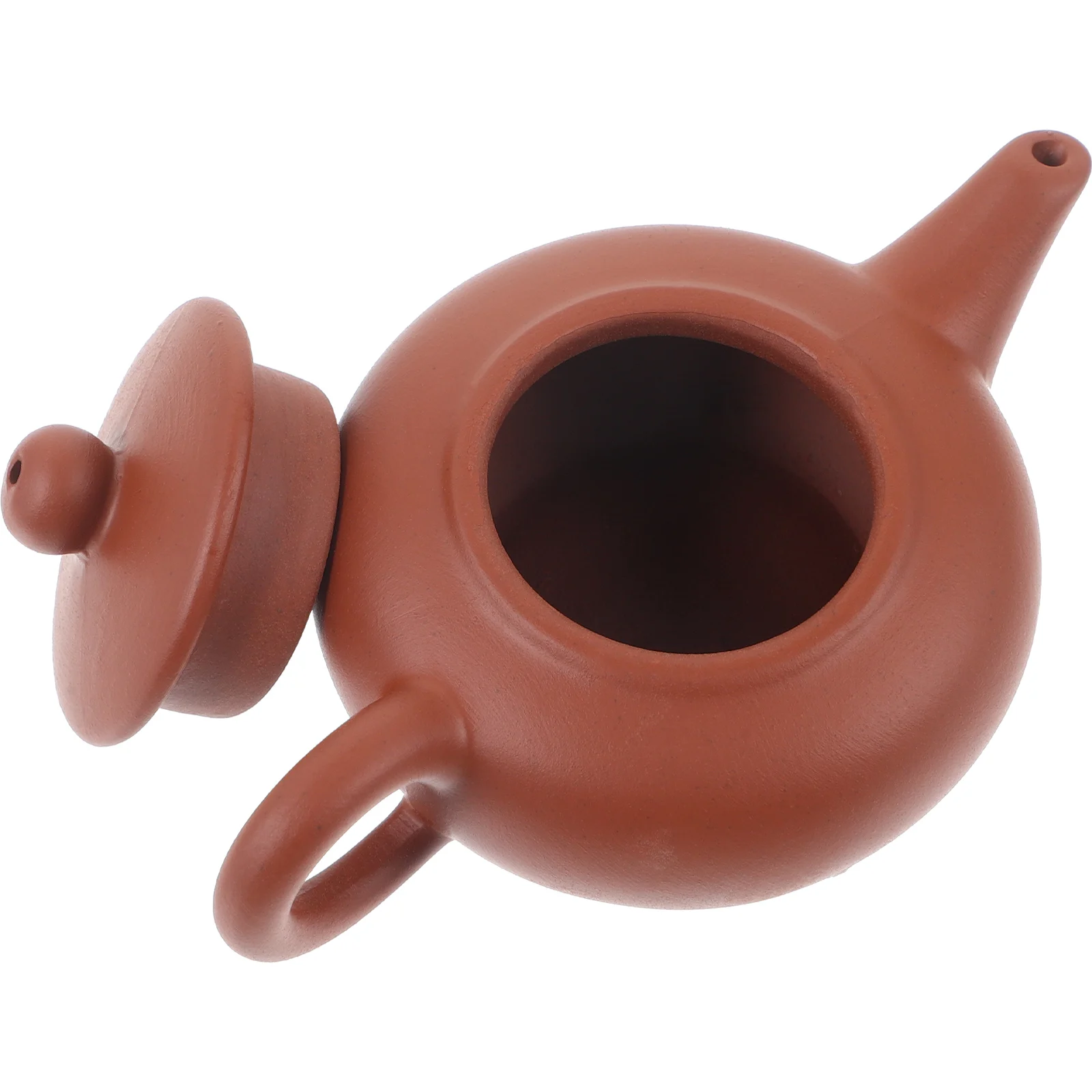 

Mini Clay Tea Kettle Small Size Delicate Design Mini House Decor Miniature Water Kettle Prop Realistic Simulation Kitchen