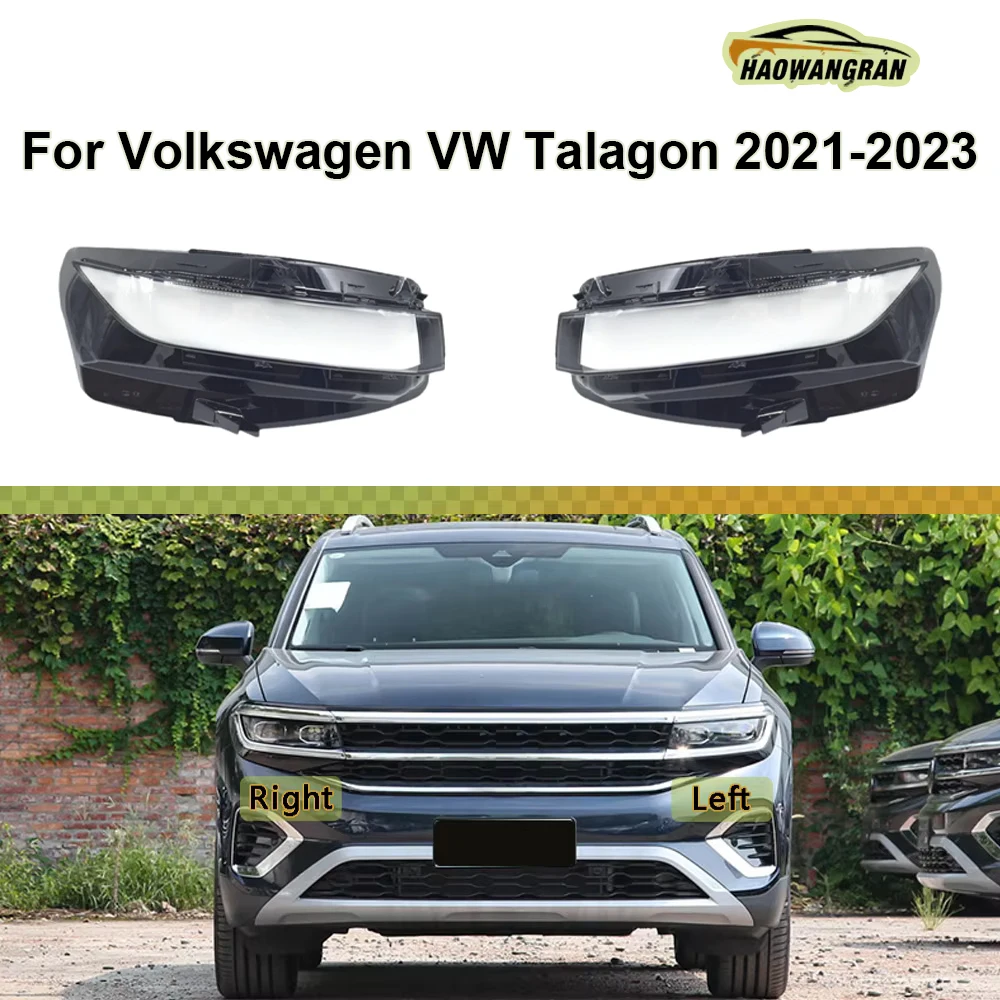 

Headlamp Cover Shade Headlight Transparent Lens Shell Plexiglass Auto Replacement Parts For Volkswagen VW Talagon 2021 2022 2023