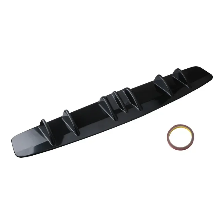 LAICY 84CM For Chrysler 300 SRT8 300C Car Rear Diffuser Fin Bumper Lip Splitter Spoiler Chassis Deflector Lip Kit Carbon