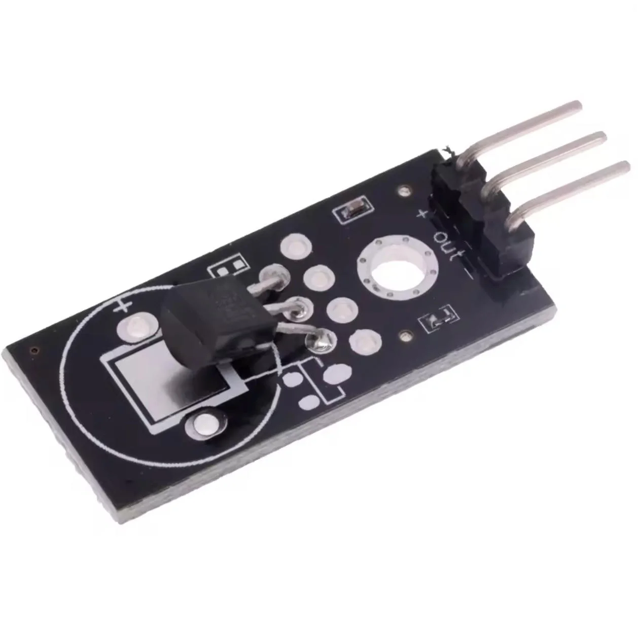 2PCS 18B20 DS18B20 Digital Signal Output Temperature Measurement Module Board Detection Sensor for Arduino DC5V Dupont Wire