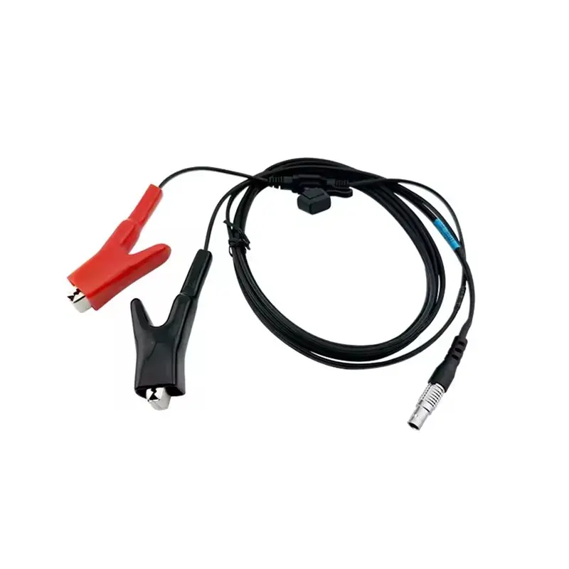 External Battery Power Cord A00910 For HC RTK GRS Receiver- Power Cable With Alligator Clips For Car Battery Connection