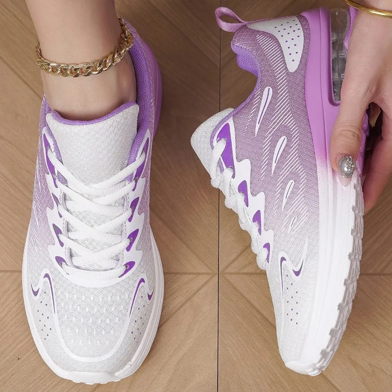 2026 New Sneaker Women Walking Shoes Womens Fashion Air Cushion Mesh   Breathable Tennis Sport Shoes Zapatillas Mujer