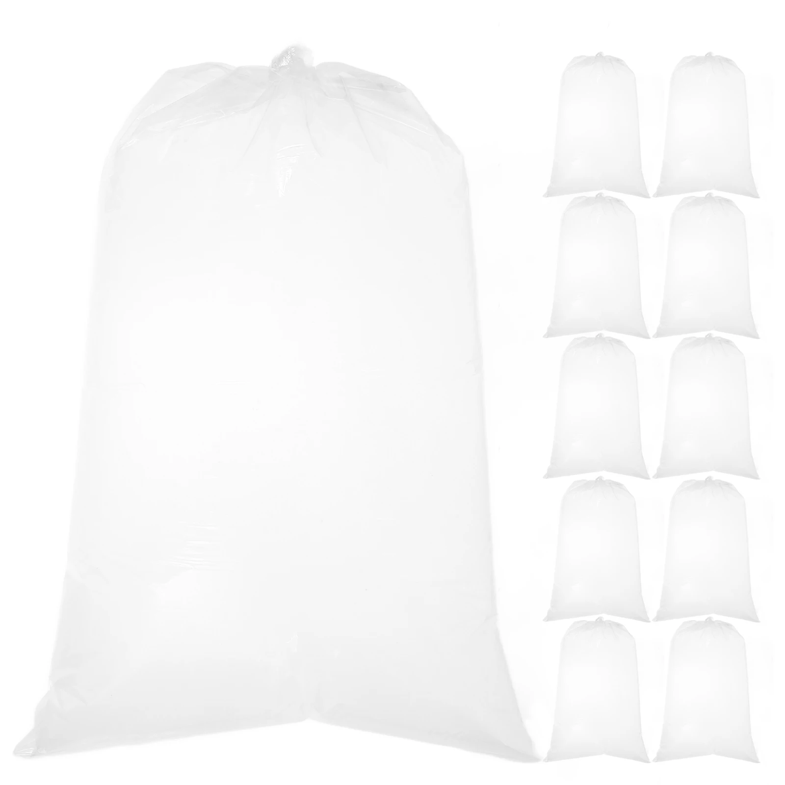 

100pcs Clear Candy Transparent Plastic for Cotton Candy Party Favors Bulk Supplies Small Cellophane Bags Treat Bags