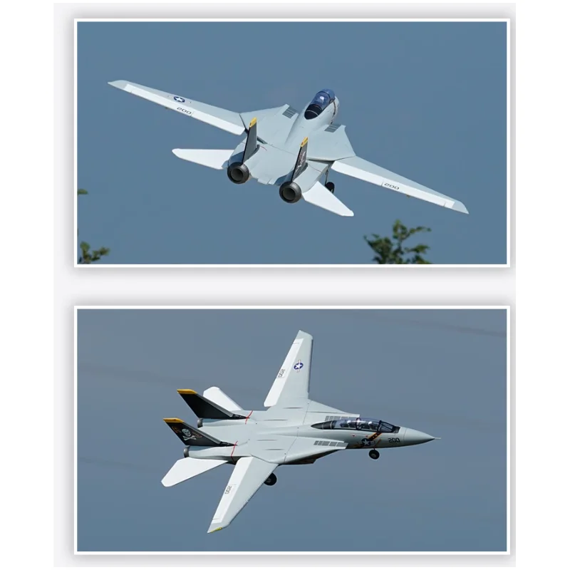 

Rc Remote Series Dual Flight 40mm F-14 Dual Engine Ducted Fighter Electric Model Aircraft Fix Wing Classic Coating Modification