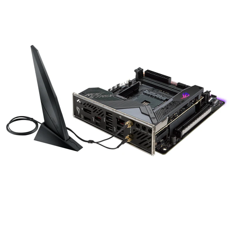 Gaming Mini ITX Motherboards Soquete, ROG STRIX X570-I, AM4 DDR4, 64GB, AMD X570 Desktop Mainboard, M,2 NVME, USB 3.0